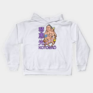 Japanese Sumo wrestler Kotoeko Kids Hoodie